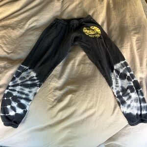 Lauren Moshi Kids Black and White Tie-Dye Joggers